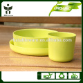 eco-friendly organic feature natural plant fiber type dinnerware set